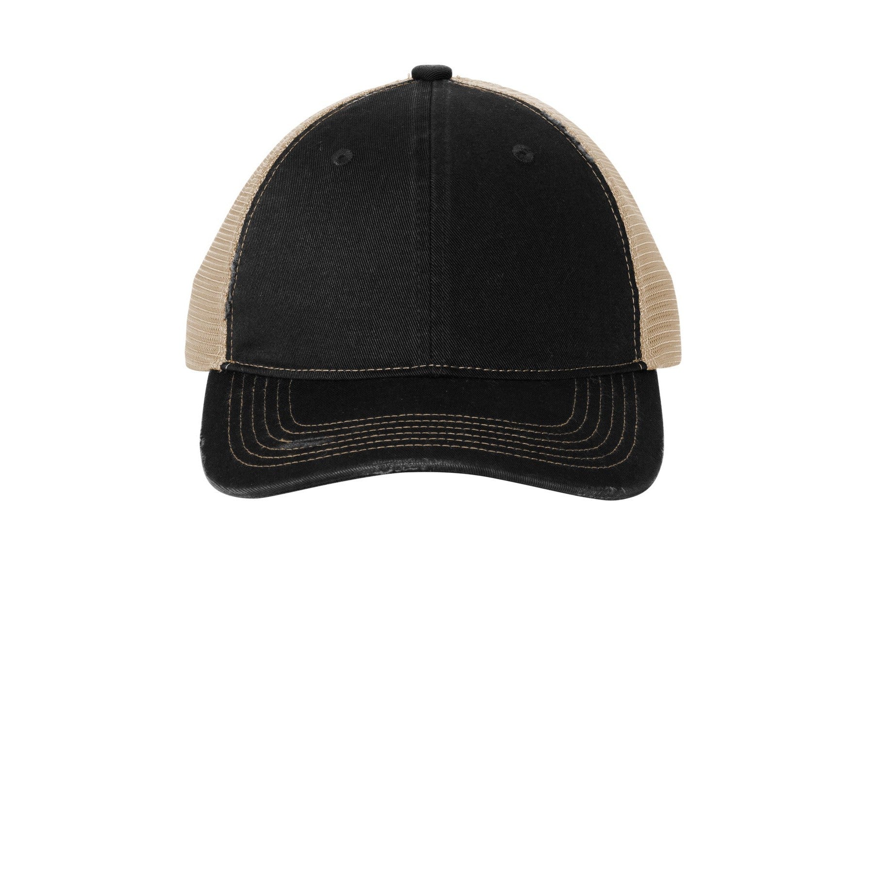 Port Authority-Port Authority® Distressed Mesh Back Cap C600-MedTech-2